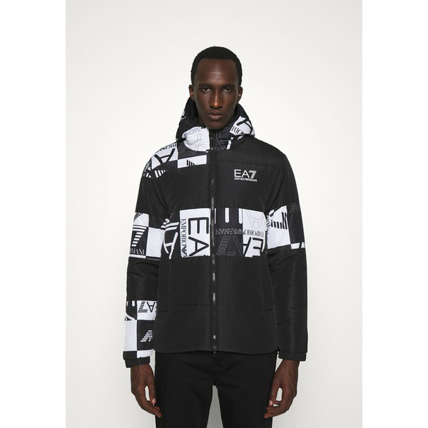 エンポリオ アルマーニ メンズ コート アウター Winter jacket - black/white black/white