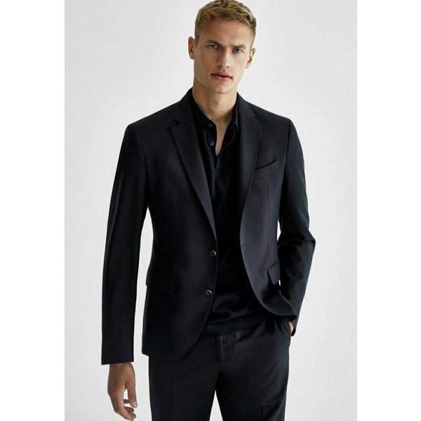 マッシモ ドゥッティ メンズ パーカー・スウェットシャツ アウター SLIM-FIT - Suit jacket - dark blue dark blue