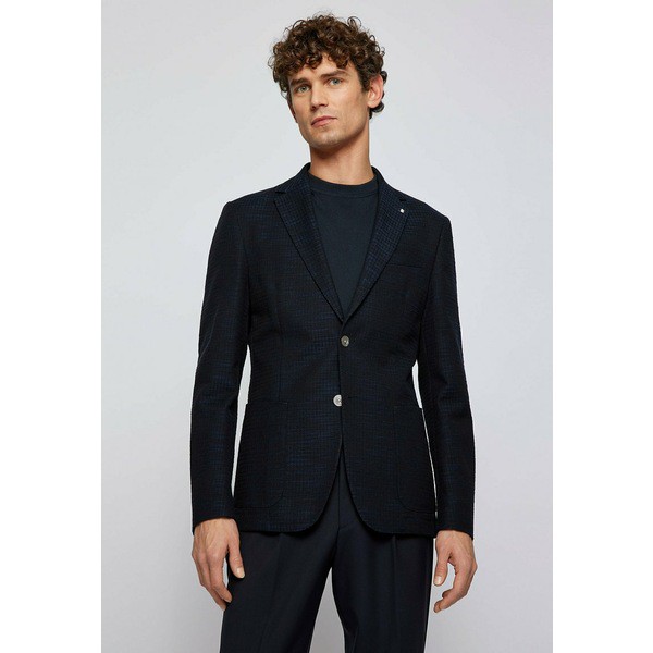 ボス メンズ パーカー・スウェットシャツ アウター Suit jacket - dark blue dark blue