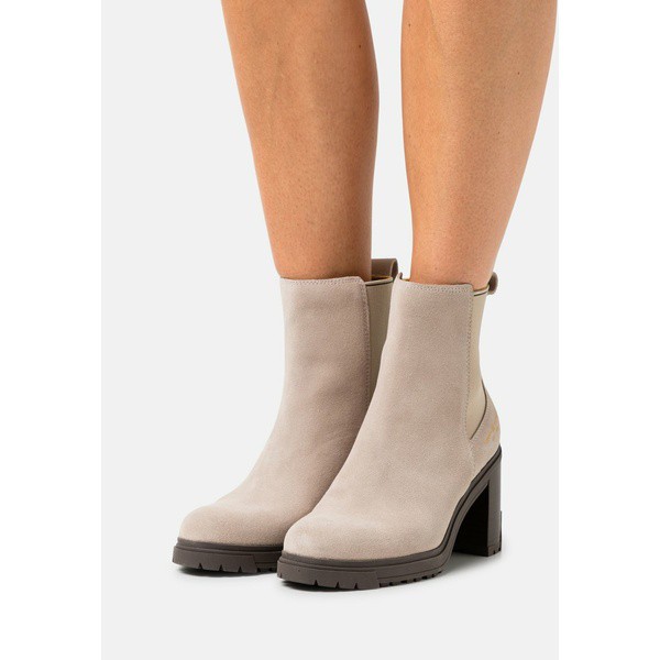 トミー ヒルフィガー レディース ブーツ＆レインブーツ シューズ OUTDOOR BOOT - High heeled ankle boots - beige beige