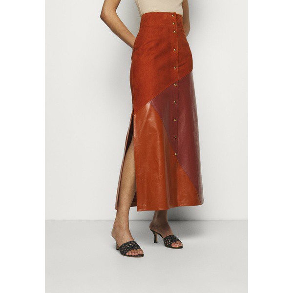 バリー レディース スカート ボトムス MIXED SKIRT - Maxi skirt - spice spice