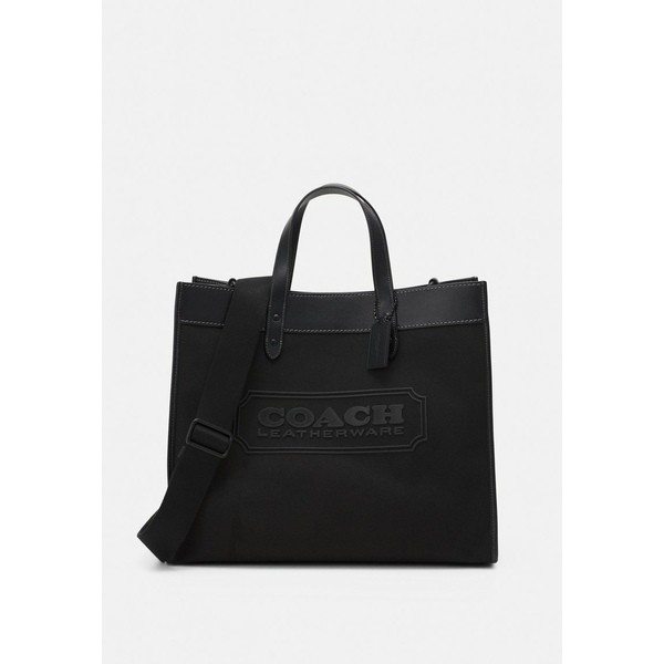 コーチ レディース トートバッグ バッグ FIELD TOTE WITH BADGE UNISEX - Tote bag - black black