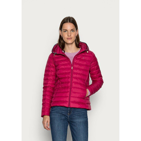 トミー ヒルフィガー レディース コート アウター Down jacket - crimson ruby crimson ruby