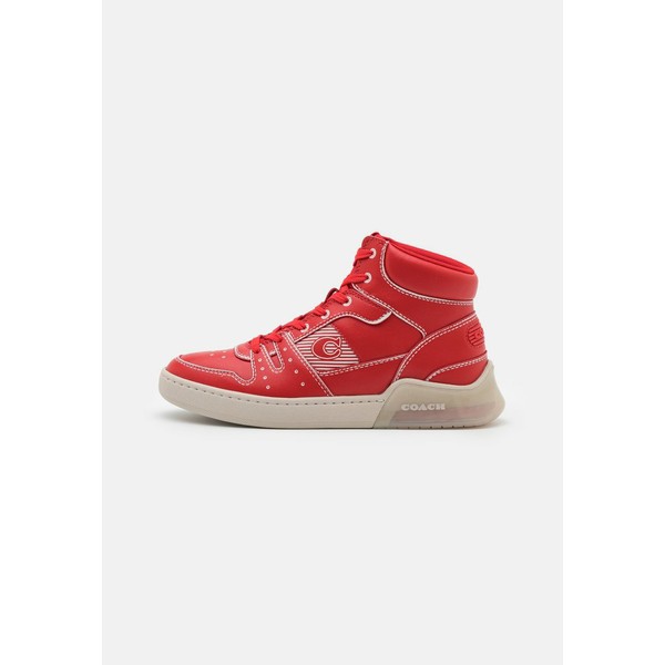 コーチ メンズ スニーカー シューズ CITYSOLE TROMPE LOEIL - High-top trainers - sport red/steam sport red/steam