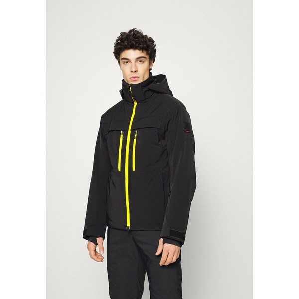 ボグナーファイヤーーアンドアイス メンズ コート アウター CERVO - Snowboard jacket - black/yellow black/yellow