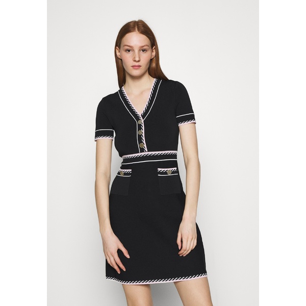 流行に モーガンレーン レディース ワンピース トップス Jumper Dress Noir Noir 最新コレックション Lamaduninatrattoria Com Br