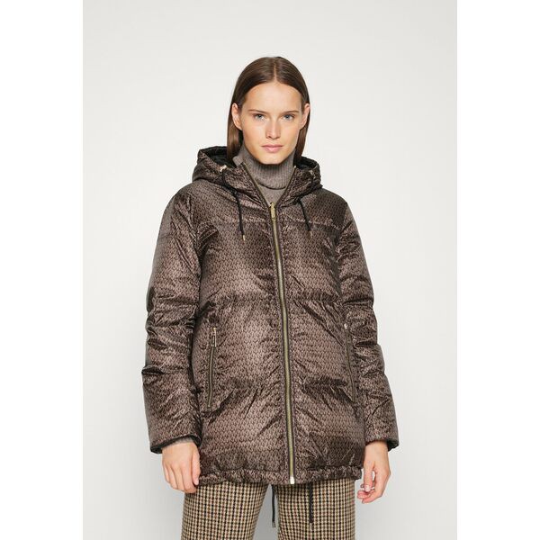 マイケルコース レディース コート アウター LOGO - Down coat - chocolate chocolate