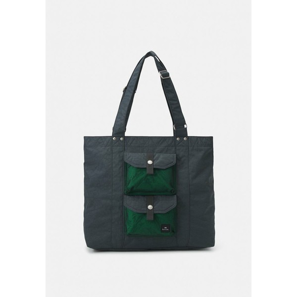 ポールスミス レディース トートバッグ バッグ BAG TOTE OUTDOOR UNISEX - Tote bag - grey/green grey/green