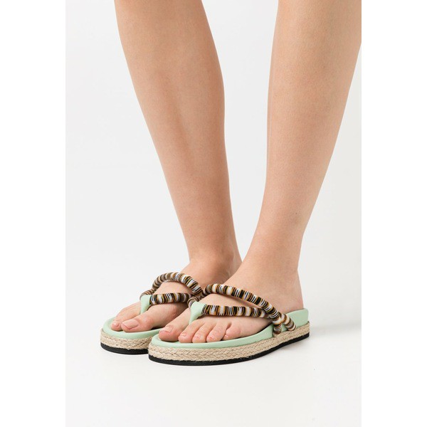 ミッソーニ レディース サンダル シューズ THONGS - T-bar sandals - green/multi-coloured green/multi-coloured