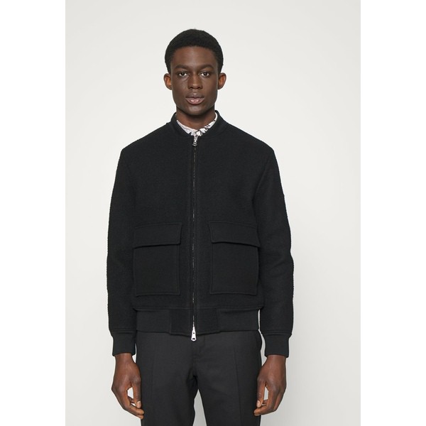 ジェイ リンドバーグ メンズ コート アウター THOM HYBRID JACKET - Bomber Jacket - black black