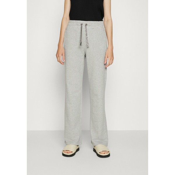 マイケルコース レディース カジュアルパンツ ボトムス SLOUCHY WIDE LEG PANT - Tracksuit bottoms - pearl heather pearl heather