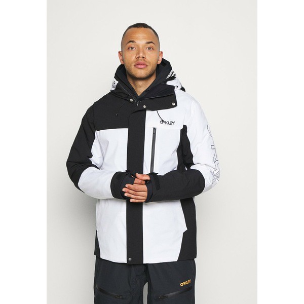 オークリー メンズ コート アウター JACKET - Snowboard jacket - black/white black/white