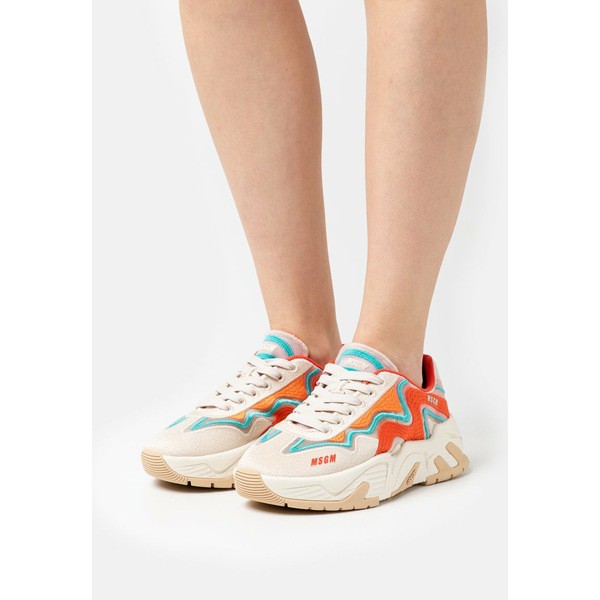 エムエスジイエム レディース スニーカー シューズ SCARPA DONNA WOMAN'S SHOES - Trainers - orange/yellow orange/yellow