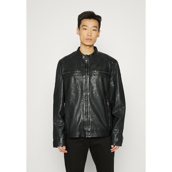 ジプシー メンズ コート アウター GILIAN - Leather jacket - black black