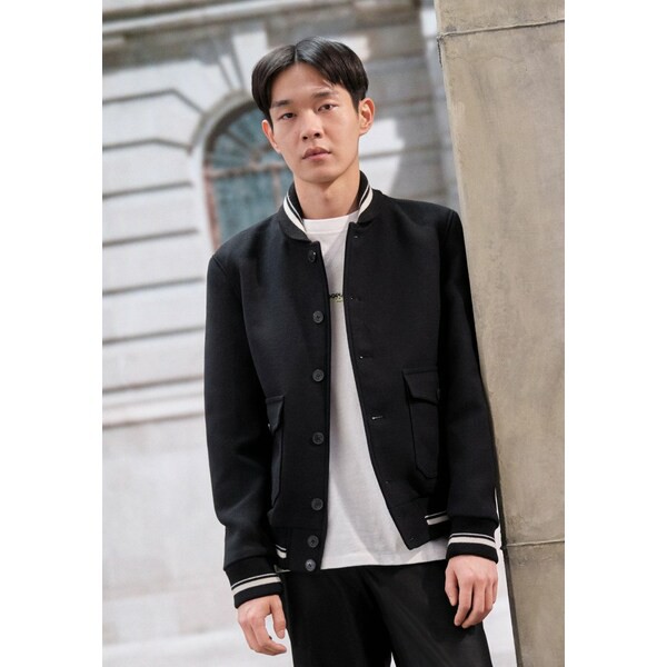 ザ・クープルス メンズ コート アウター BLOUSON - Bomber Jacket - black black