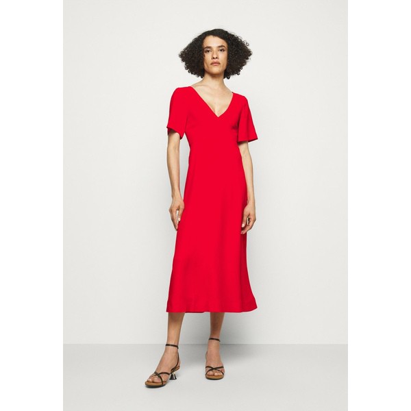 ヴィクトリア ベッカム レディース ワンピース トップス SHORT SLEEVE V-NECK MIDI - Maxi dress - tomato tomato