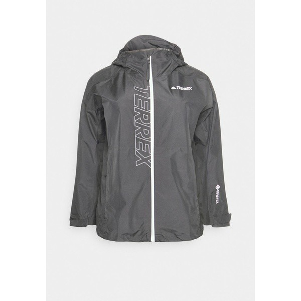 アディダス レディース コート アウター PACLITE - Hardshell jacket - black black