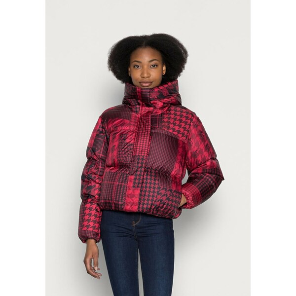 トミー ヒルフィガー レディース コート アウター ICON PRINTED PUFFER - Down jacket - red red