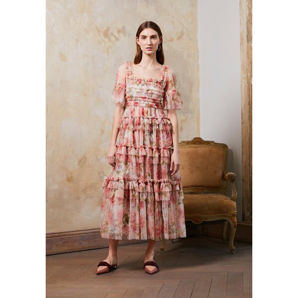 ニードルアンドスレッド レディース ワンピース トップス SUMMER SONG PEACHES SMOCKED ANKLE GOWN - Cocktail dress / Party dress - mo