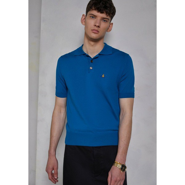 ヴィヴィアンウエストウッド レディース Tシャツ トップス UNISEX - Polo shirt - blue blue