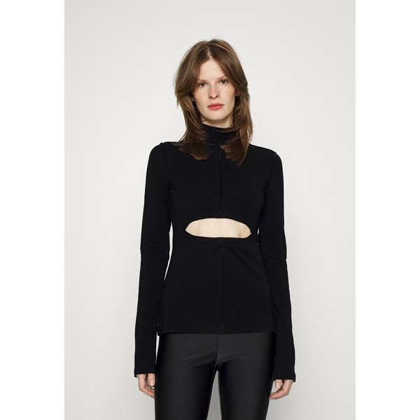 ベルサーチ レディース Tシャツ トップス INTERLOCK STRETCH AUCKLAND - Long sleeved top - black black