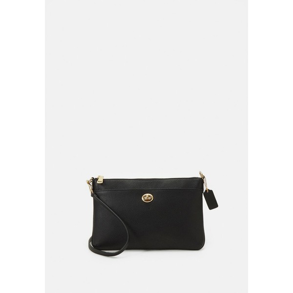 コーチ レディース クラッチバッグ バッグ POLISHED PEBBLE CROSSBODY - Clutch - black/gold black/gold