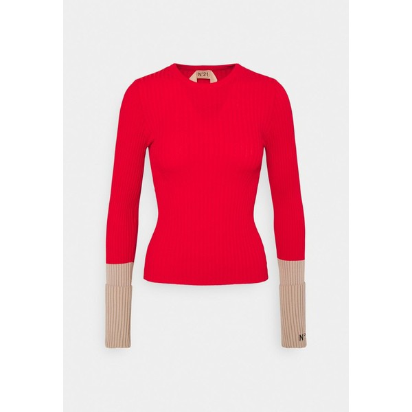 ヌメロ ヴェントゥーノ レディース パーカー・スウェットシャツ アウター CREW NECK JUMPER - Jumper - rosso rosso