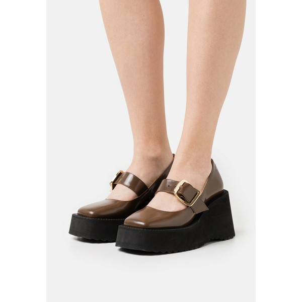 マルタンマルジェラ レディース パンプス シューズ WEDGE DECOLLETES - Platform heels - brown brown