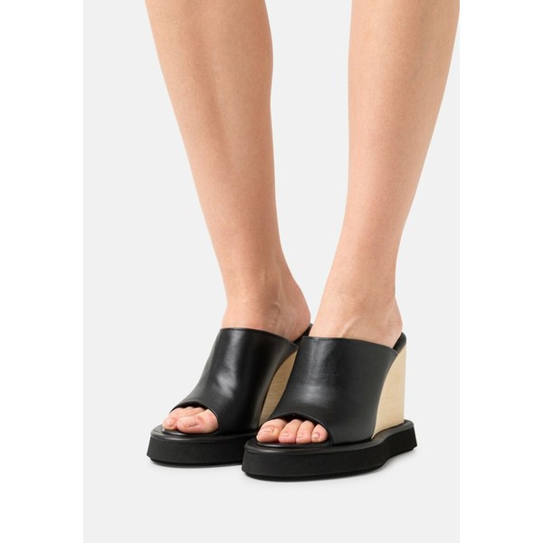 パロマ バルセロ レディース サンダル シューズ LANA - Heeled mules - black black