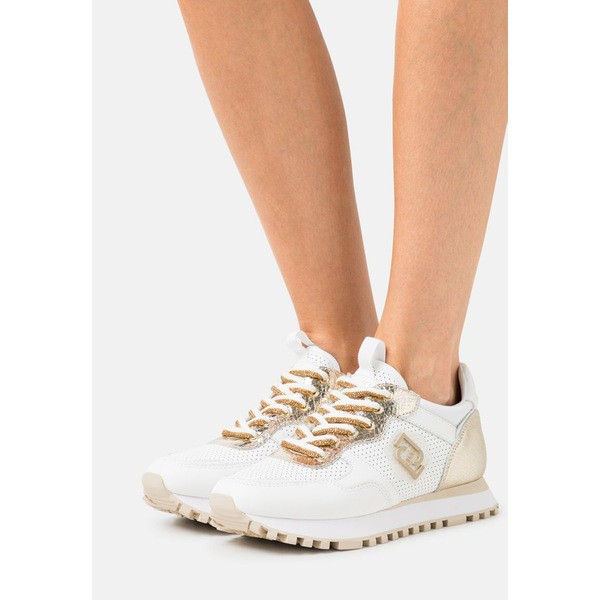 リュージョー レディース スニーカー シューズ Trainers - white/gold white/gold