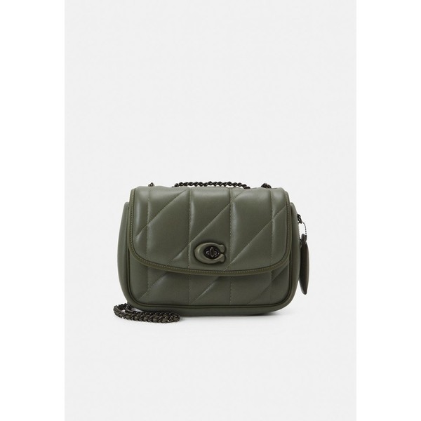 コーチ レディース ショルダーバッグ バッグ QUILTED PILLOW MADISON SHOULDER - Across body bag - army green army green