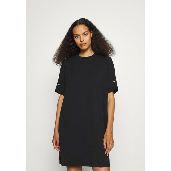 マザーオブパール レディース ワンピース トップス T-SHIRT DRESS WITH BAR - Jersey dress - black black