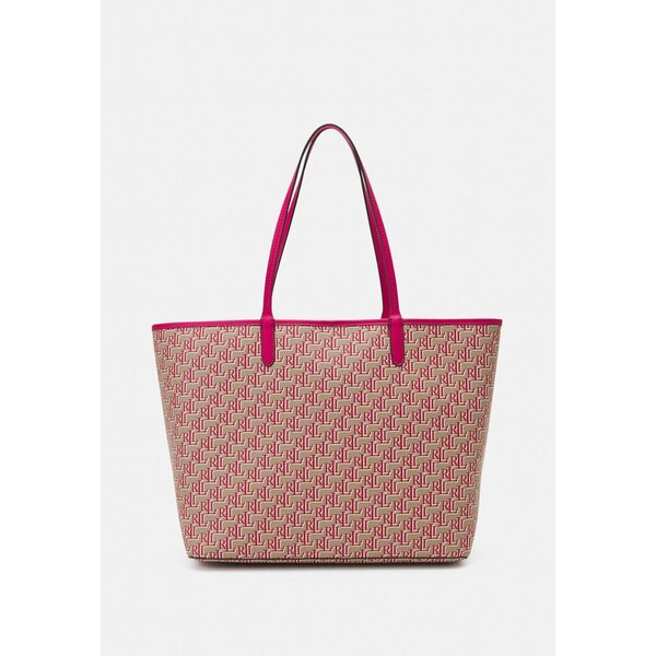 ラルフローレン レディース トートバッグ バッグ COLLINS TOTE MEDIUM - Tote bag - birch/tan/sport pink birch/tan/sport pink