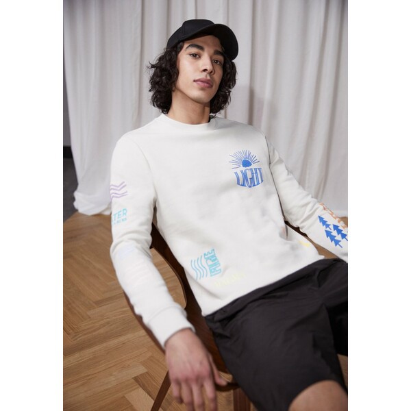 ポールスミス メンズ パーカー・スウェットシャツ アウター GENTS - Sweatshirt - white/blue white/blue