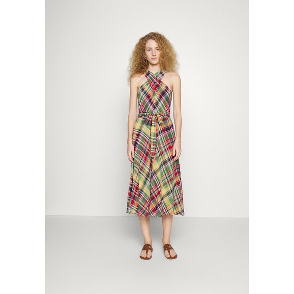 ラルフローレン レディース ワンピース トップス HINZEE SLEEVELESS DAY DRESS - Cocktail dress / Party dress - pink/yellow multi pin