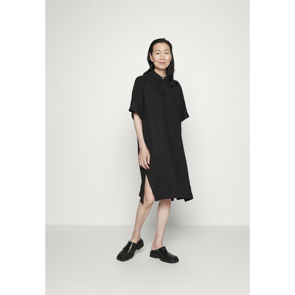 モス モッシュ レディース ワンピース トップス MAL SHIRT DRESS - Shirt dress - black black