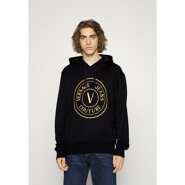 ベルサーチ メンズ パーカー・スウェットシャツ アウター VEMBLEM - Sweatshirt - black black