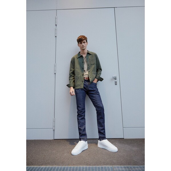 ヌーディージーンズ メンズ コート アウター BARNEY - Denim jacket - Olive Olive