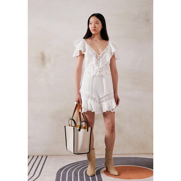 イロ レディース ワンピース トップス RIOJA - Day dress - white white