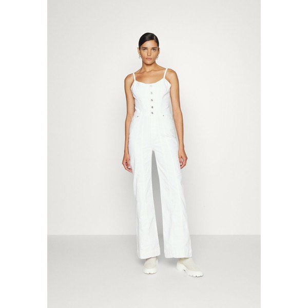 7フォーオールマンカインド レディース ワンピース トップス BUSTIER JUMPSUIT - Jumpsuit - white white