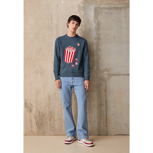 ポールスミス メンズ パーカー・スウェットシャツ アウター CREW NECK - Jumper - blue blue