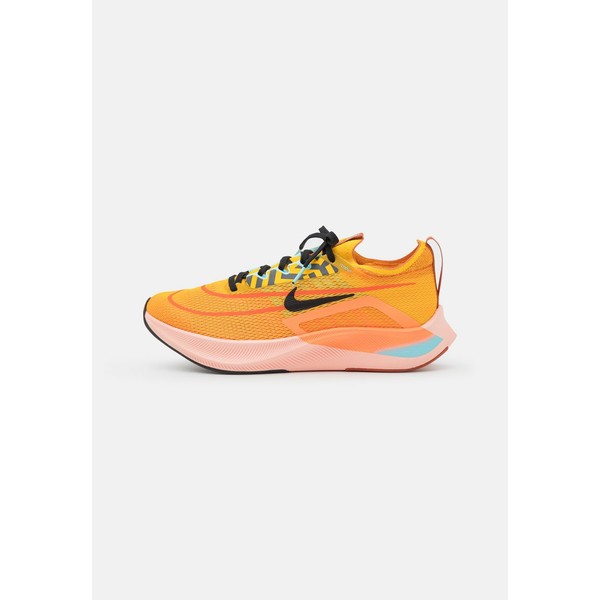 ナイキ メンズ ランニング スポーツ ZOOM FLY 4 HKNE UNISEX - Neutral running shoes - university gold/black/amarillo/magma orange/s