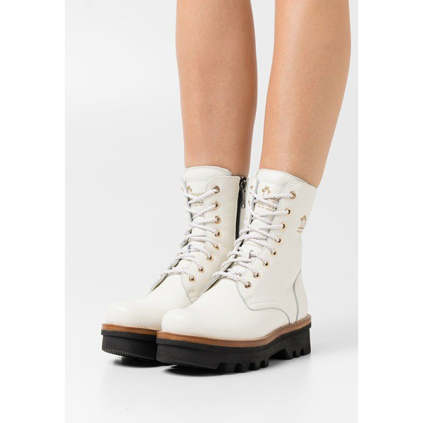 パナマ ジャック レディース ブーツ＆レインブーツ シューズ MIREN - Platform ankle boots - white white