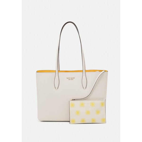 ケイト スペード レディース ハンドバッグ バッグ ALL DAY CROSSGRAIN LARGE TOTE SET - Handbag - parchment parchment