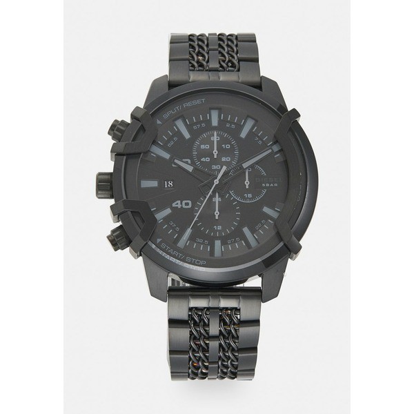 ディーゼル メンズ 腕時計 アクセサリー GRIFFED - Chronograph watch - black black