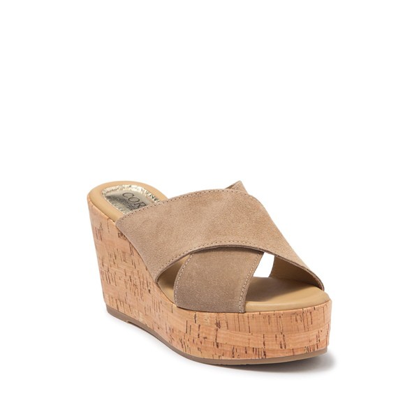 21春夏新色 コルダーニ レディース サンダル シューズ Jan Suede Wedge Sandal Corda Suede 日本最大級 Pruebas Imd La