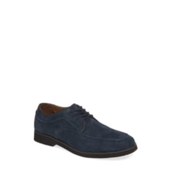 ハッシュパピー メンズ ドレスシューズ シューズ Bracco Moc Toe Oxford Navy Suede Neeshyadesigning Com