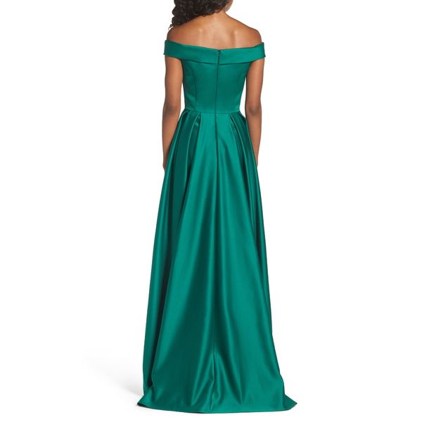 コンビニ受取対応商品 イエナフォアマックドゥガル レディース ワンピース トップス Off The Shoulder Mikado Dress Emerald アウトレット送料無料 Olsonesq Com