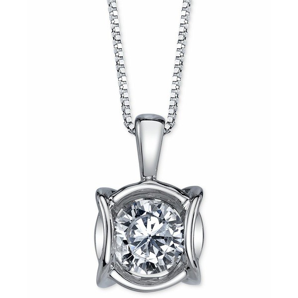 セイレーン レディース ネックレス・チョーカー・ペンダントトップ アクセサリー Diamond Modern Pendant Necklace (1/4 ct. t.w.) in 14