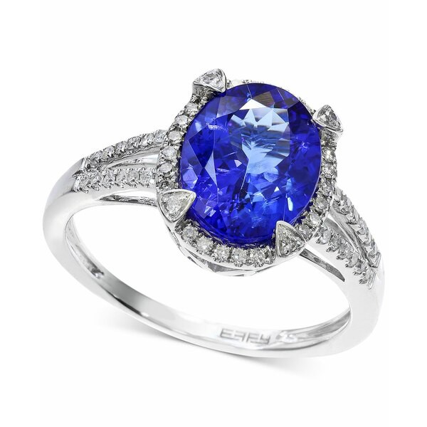 エフィー コレクション レディース リング アクセサリー EFFY® Tanzanite (2-5/8 ct. t.w.) and Diamond (1/4 ct. t.w.) Ring in 14k